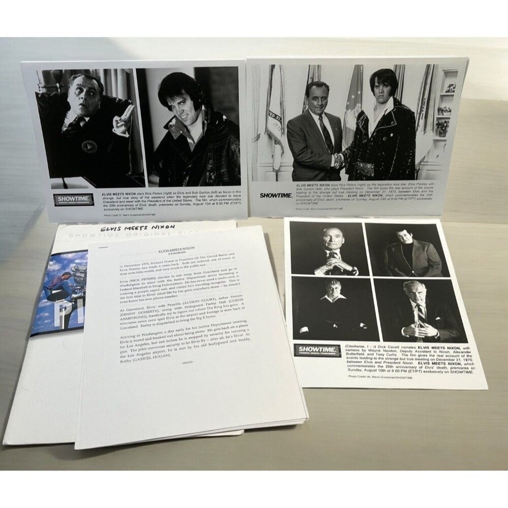 Elvis Meets Nixon Movie Press Kit Showtime Promo Packet Rick Peters Bob Gunton